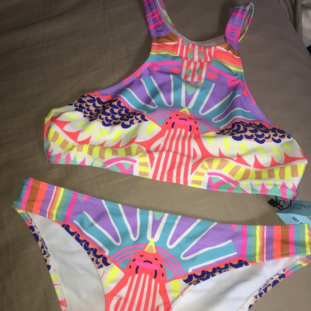 Cheeky Gal - Pattern Bathing Suit